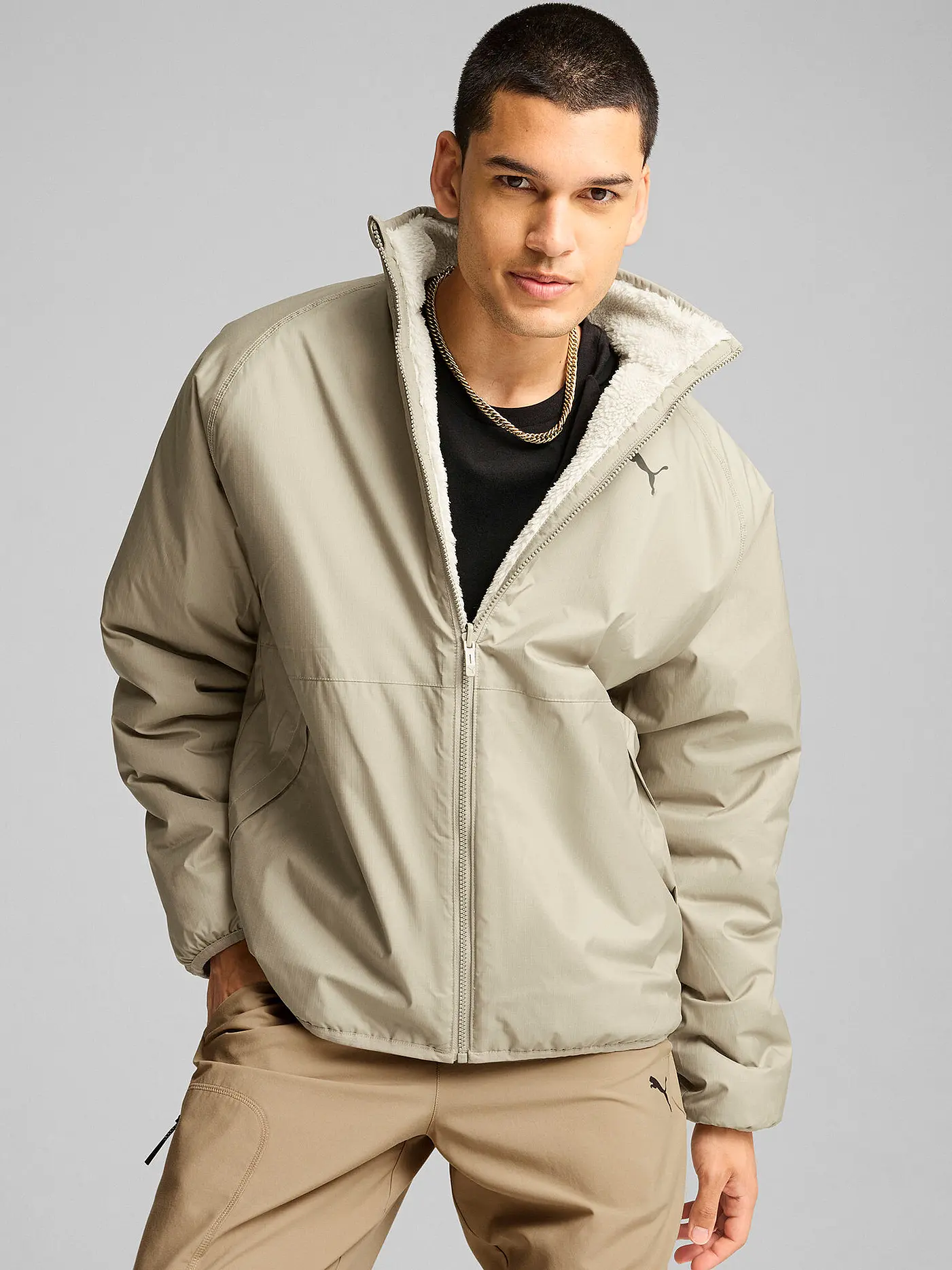 PUMA | Herren Jacke Reversible Sherpa | 